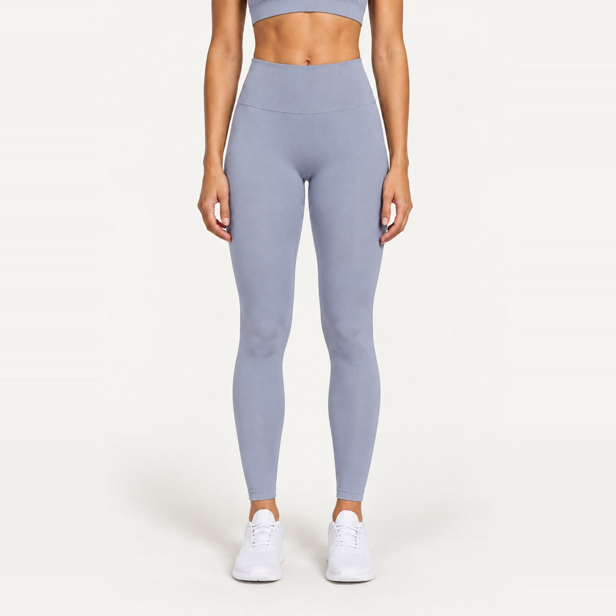 Women's High-Waisted Workout Leggings, 8 Colors · Gray
