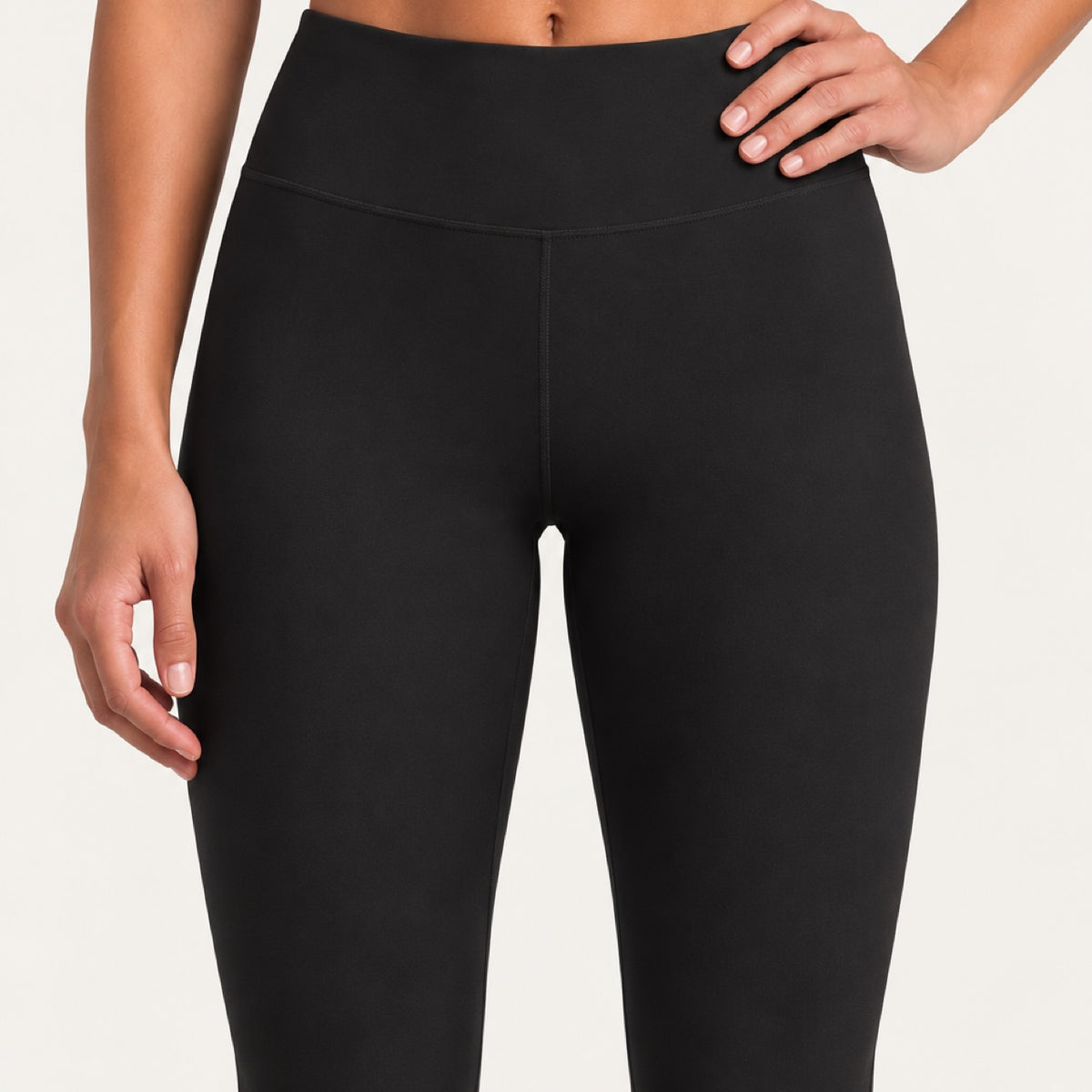 High-Waisted Flared Workout Pants - detail
