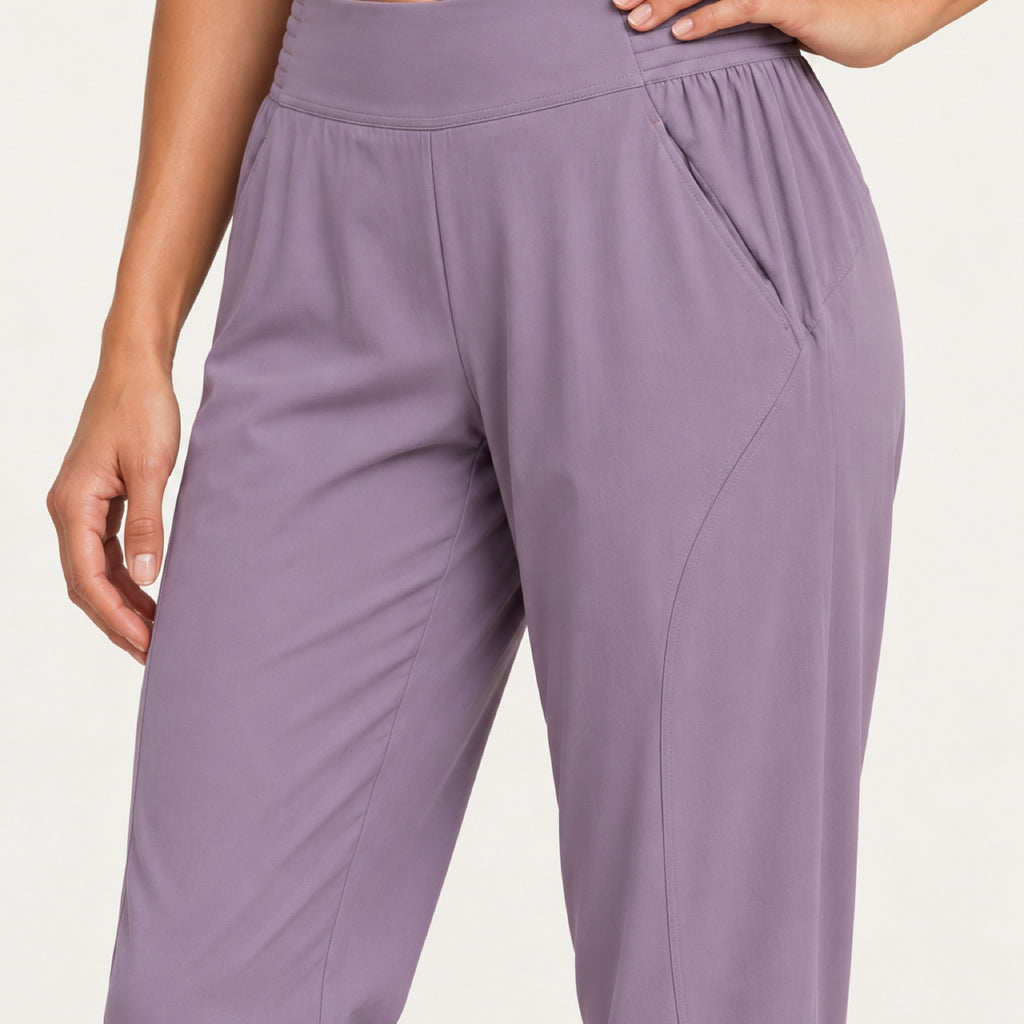 Woven Joggers with Side Pockets - detail