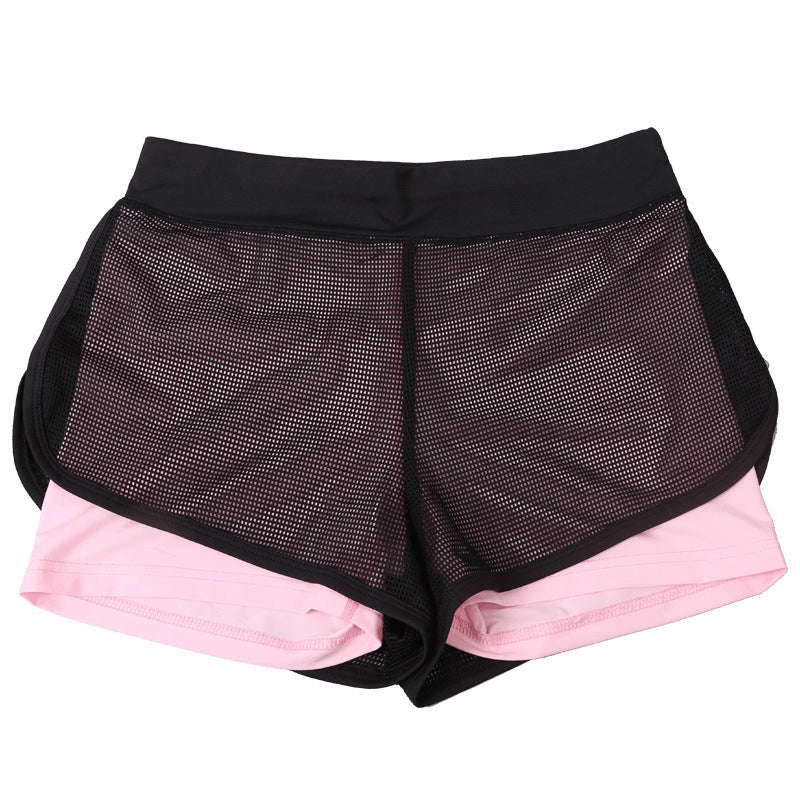 Layered Mesh Workout Shorts