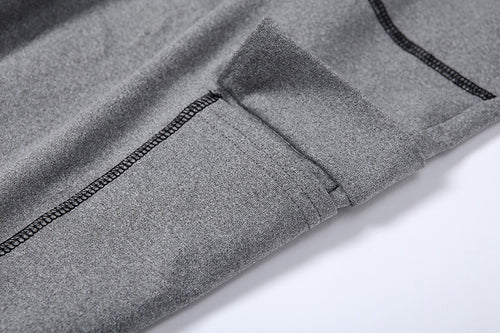 Contrast-Seam Bra and Pocket Joggers Set