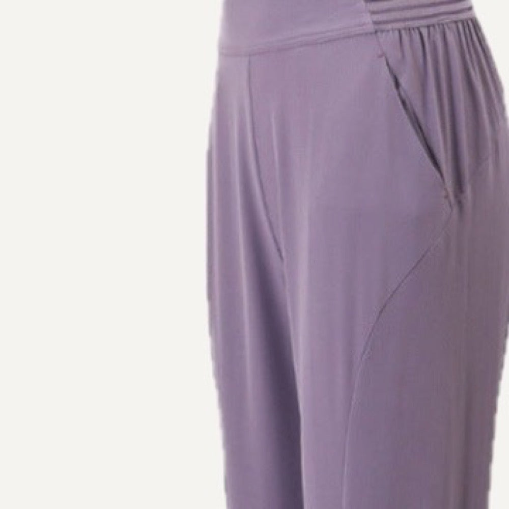 Woven Joggers with Side Pockets - detail